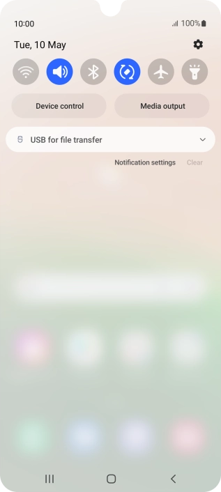 Press the drop down list.