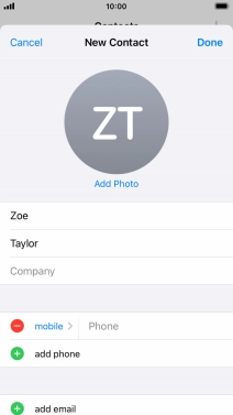 Press Phone and key in the required phone number.