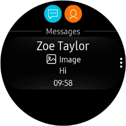 Press the required picture message.