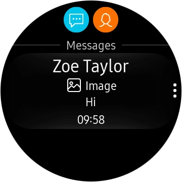 Press the required picture message.