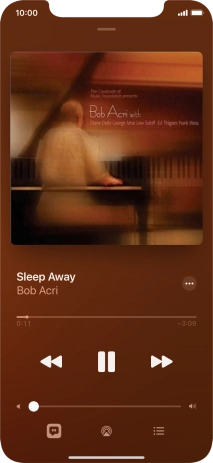 Press arrow right to go to the next audio file.