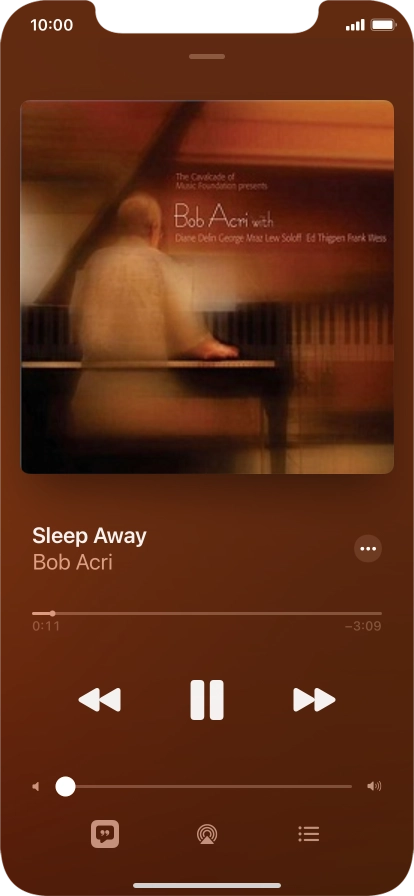 Press arrow right to go to the next audio file.