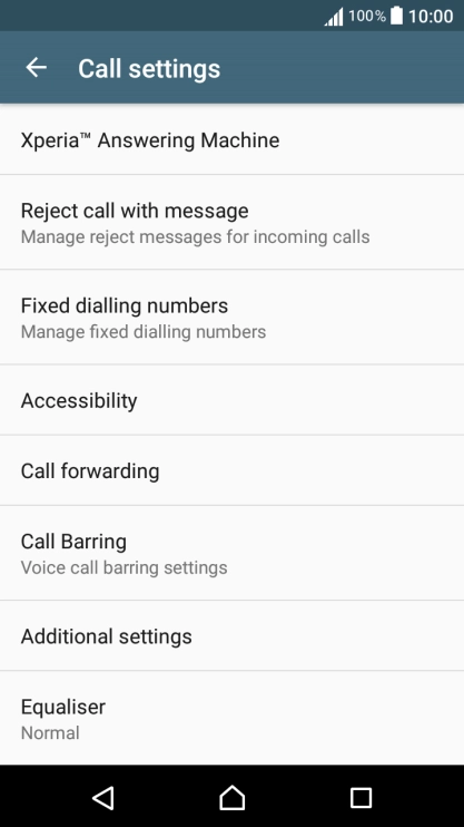 Press Additional settings.