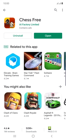 Press the Home key to return to the home screen.