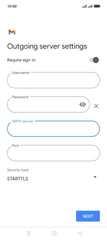 Press the field below 