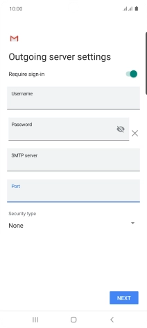 Press the drop down list below 