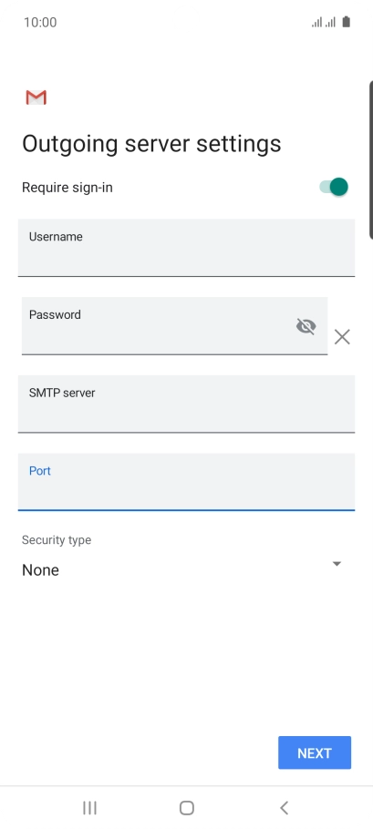 Press the drop down list below 
