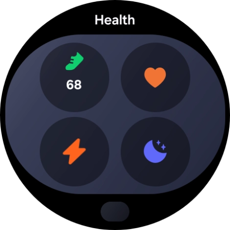 Press and hold the required widget.