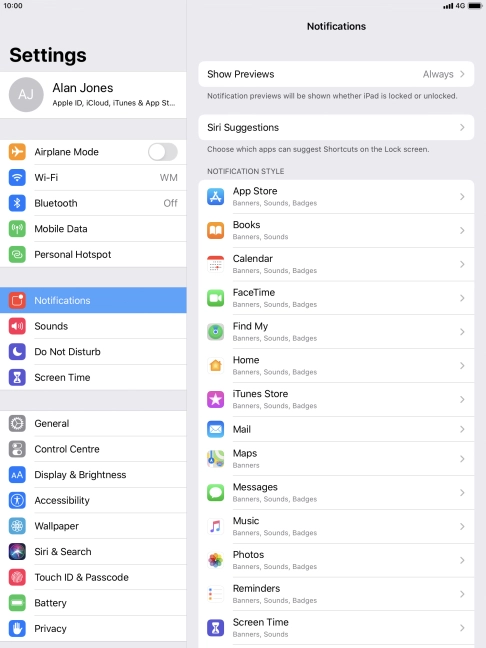 Press Show Previews.