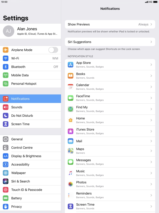 Press Show Previews.