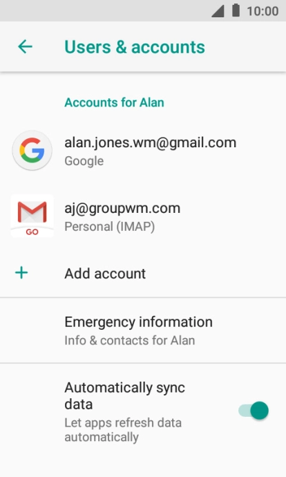 Press the Home key to return to the home screen.