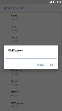 Key in 10.202.002.060 and press OK.