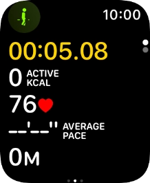 Slide your finger right starting from the left side of the screen.