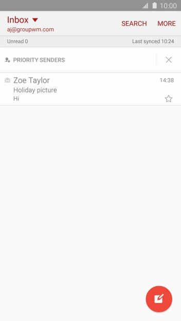 Press the drop down list in the top left corner of the screen.