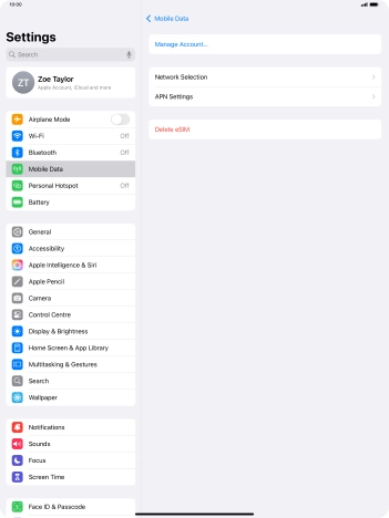 Press Network Selection.