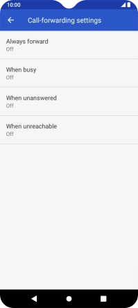 Press the Home key to return to the home screen.
