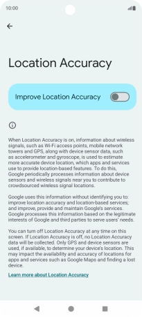 If you press the indicator next to 