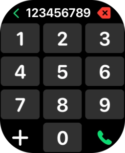 Key in the required number and press the call icon.