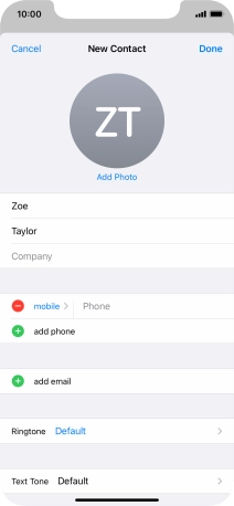 Press Phone and key in the required phone number.