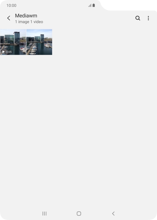 Press and hold any picture or video clip.