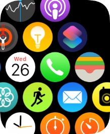 Press the email message icon.