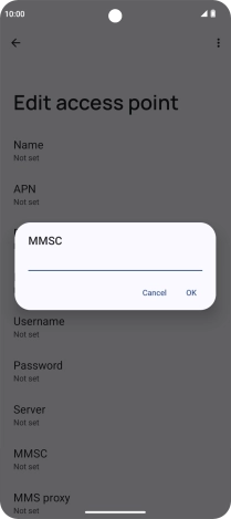 Key in http://pxt.vodafone.net.au/pxtsend and press OK.
