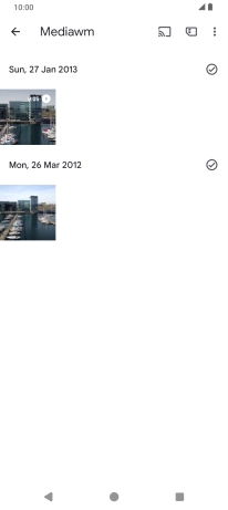 Press and hold the required picture or video.