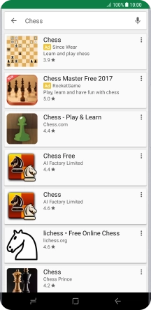 Press the required app.