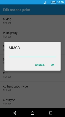 Key in http://pxt.vodafone.net.au/pxtsend and press OK.