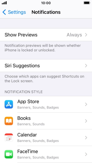 Press Show Previews.