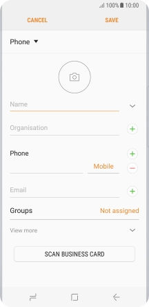Press the address book drop down list.