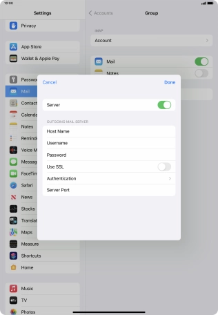 Press Authentication.
