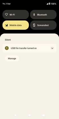 Press the drop down list.