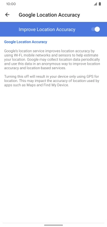 If you press the indicator next to 