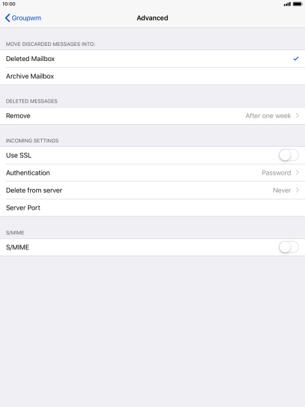 Press Authentication.