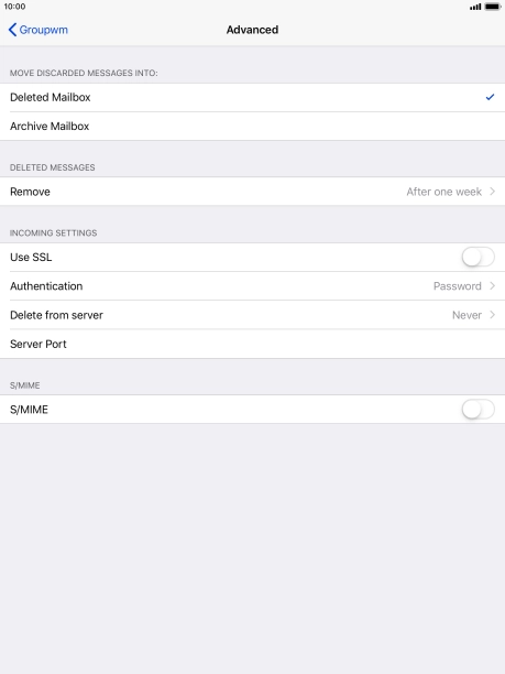 Press Authentication.
