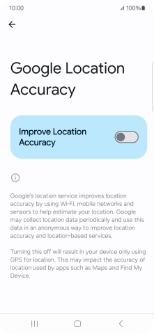 If you press the indicator next to 