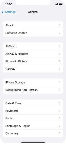 Press Background App Refresh.