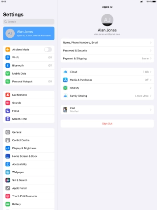 Press the Home key to return to the home screen.