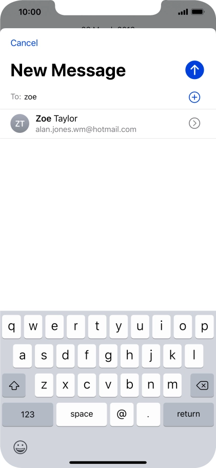 Press the required contact.