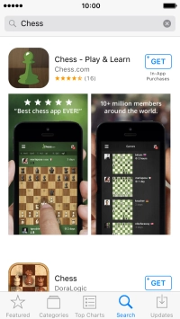 Press the required app.