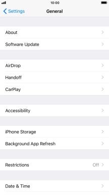 Press Software Update. If a new software version is available, it's displayed. Follow the instructions on the screen to update the phone software.