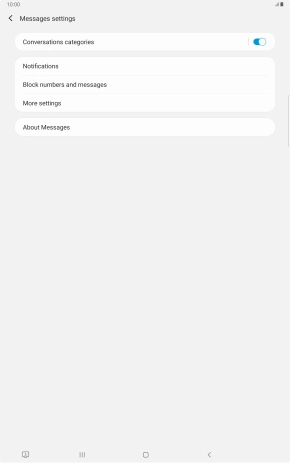 Press More settings.