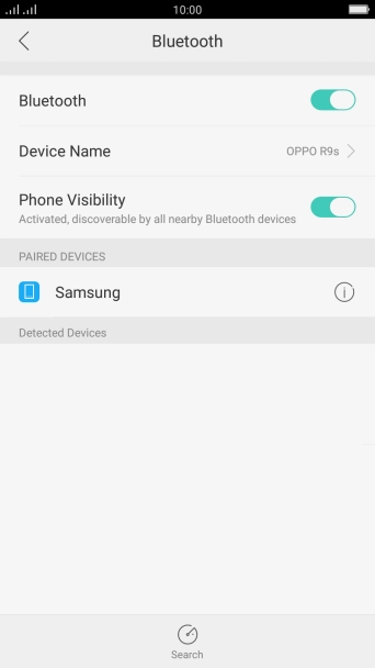 Press the Home key to return to the home screen.