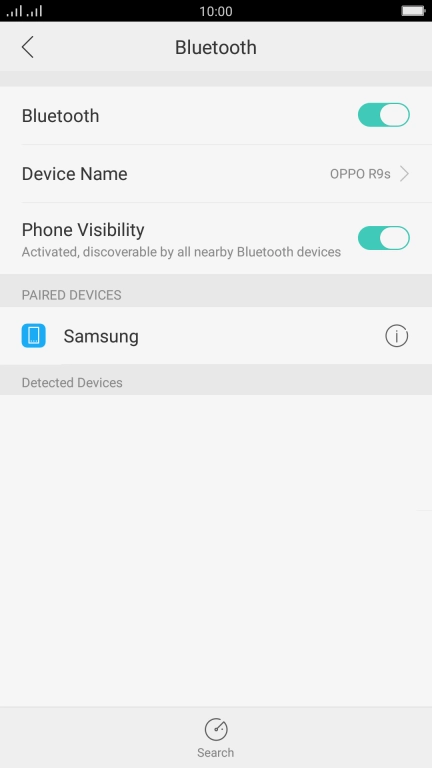 Press the Home key to return to the home screen.