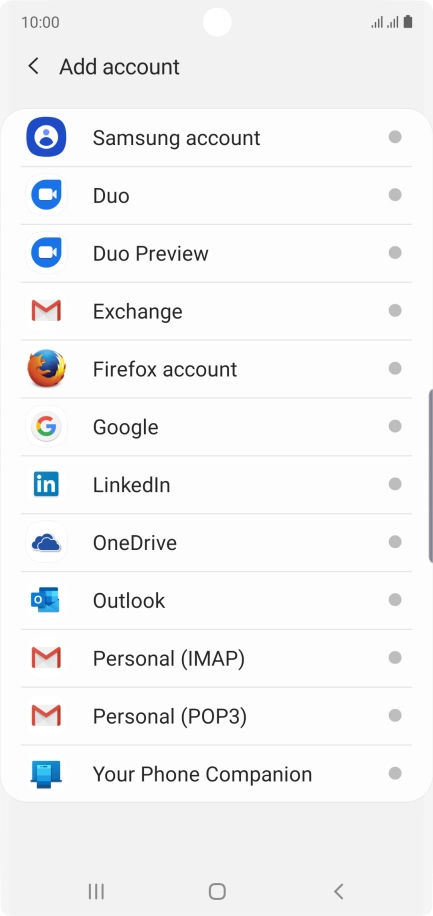 Press Personal (POP3).