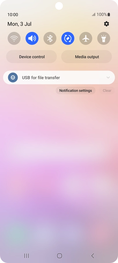 Press the drop down list.