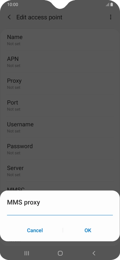 Key in 10.202.002.060 and press OK.