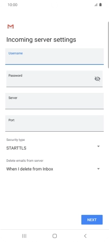 Press the field below 