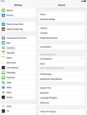 Press Passwords & Accounts.